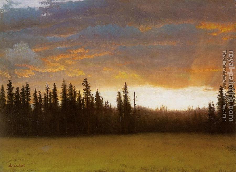 Albert Bierstadt : California Sunset